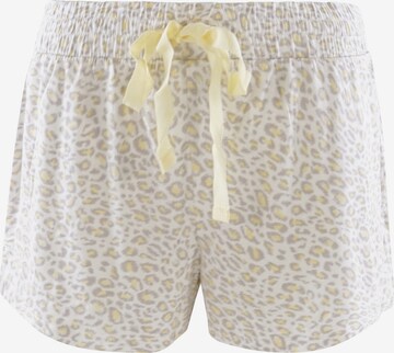 PJ Salvage Pajama Pants ' Bright Leo ' in White: front