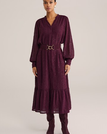 WE Fashion Kleid in Lila: Vorderseite