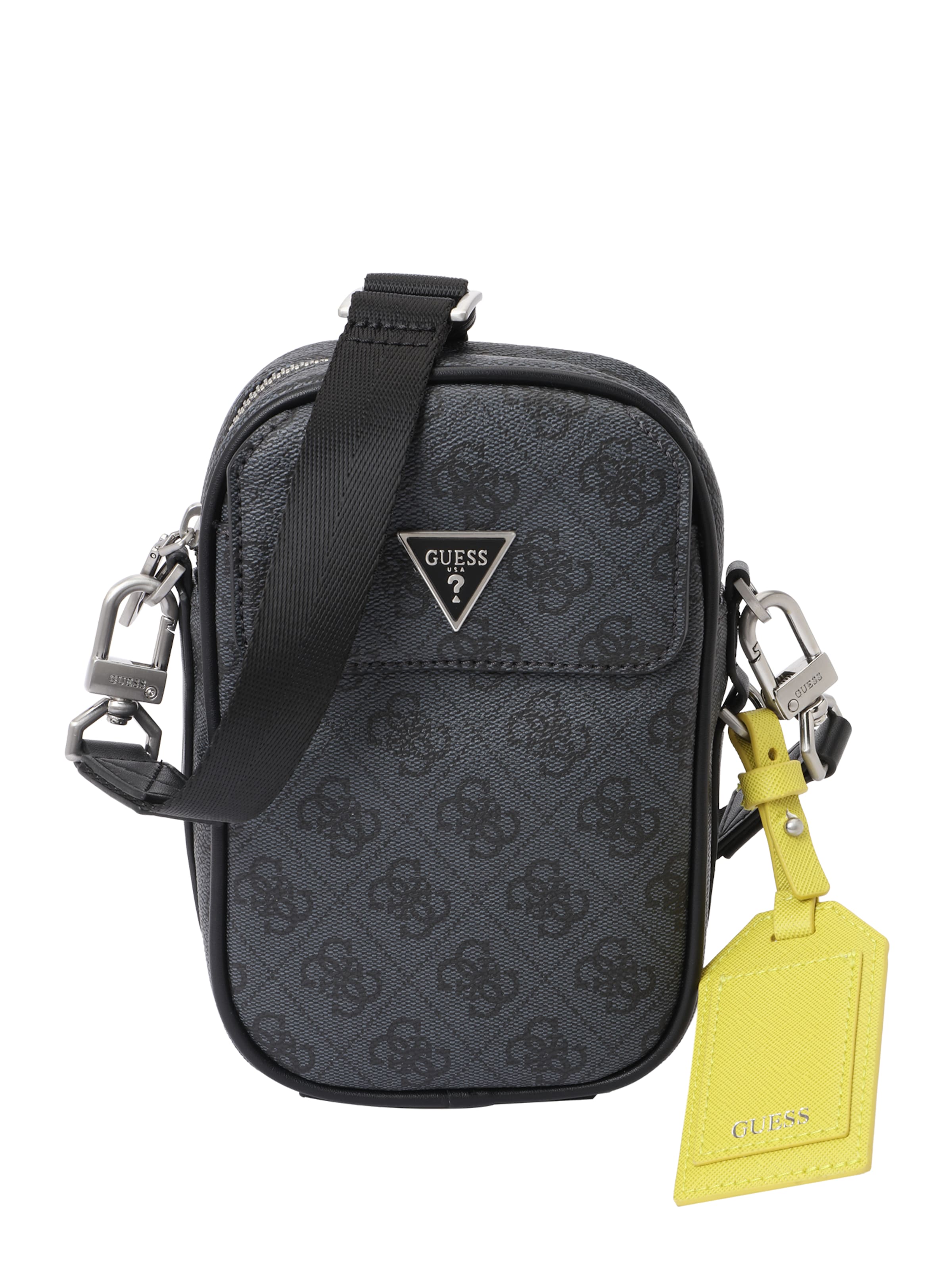 GUESS Сумка через плечо 'MILANO CROSSBODY MICRO' в Черный: спереди