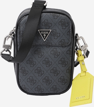 GUESS Õlakott 'MILANO CROSSBODY MICRO', värv must: eest vaates