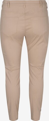 Zizzi - Skinny Vaquero 'Amy' en beige