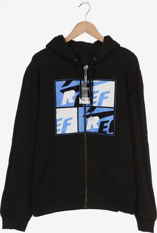 REEF Sweatshirt & Zip-Up Hoodie in L in Black: front