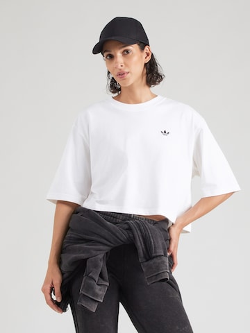 ADIDAS ORIGINALS Koszulka 'ESS' w kolorze biały: przód