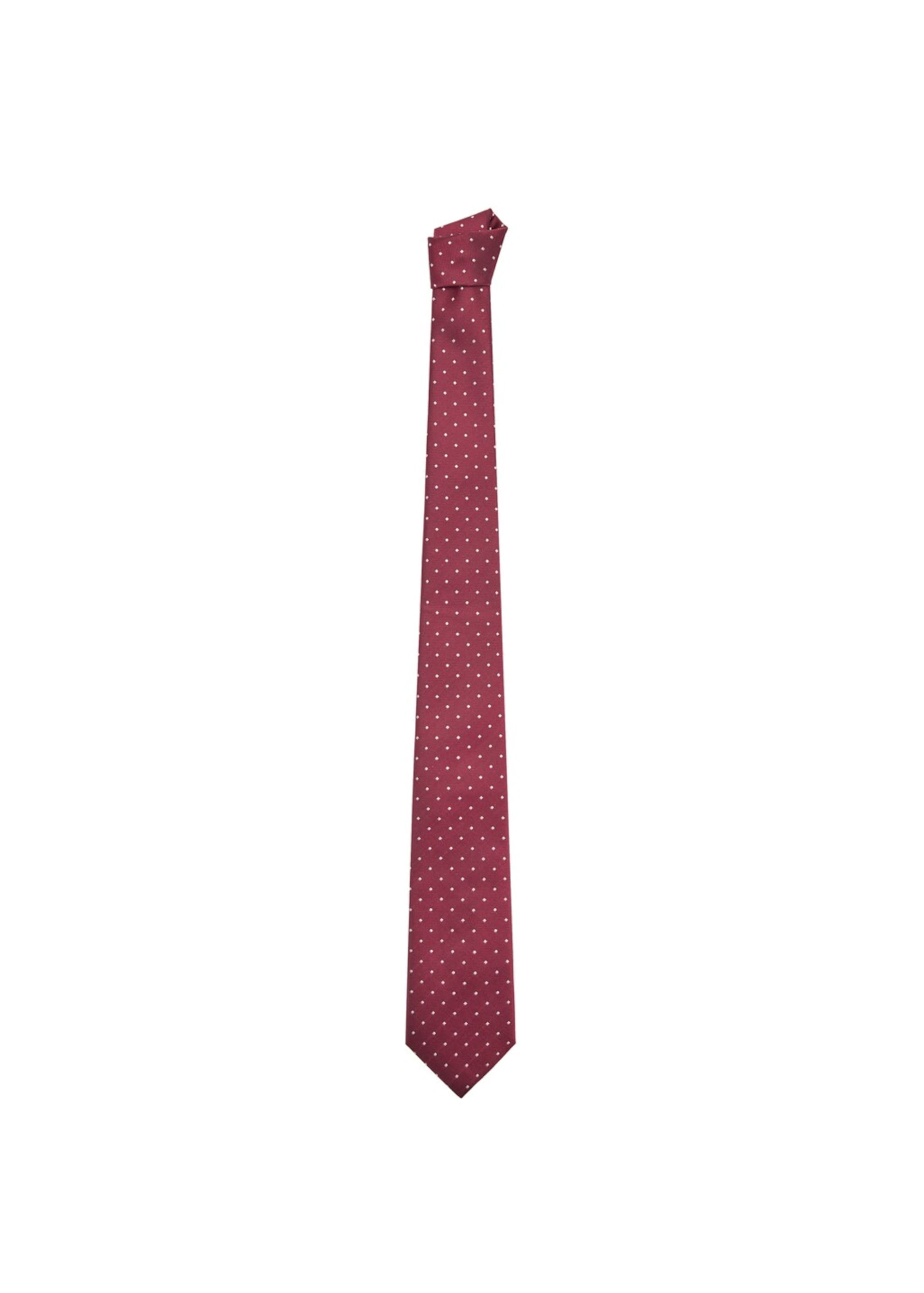 MANGO MAN Tie 'Dots8' in Red: front