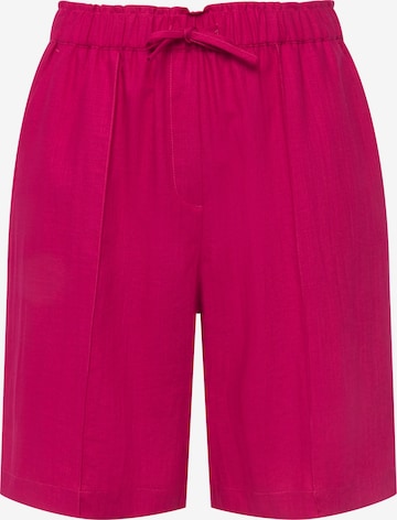 Ulla Popken Regular Pants in Pink: front