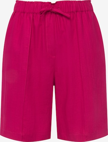 Ulla Popken Regular Broek in Roze: voorkant