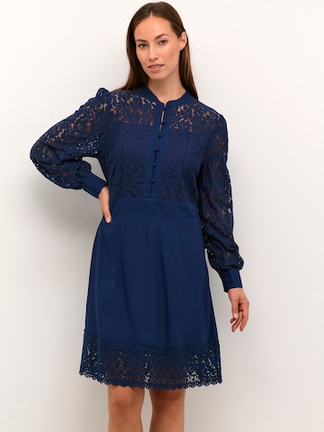 Cream - Vestido 'Milla' en azul: frente