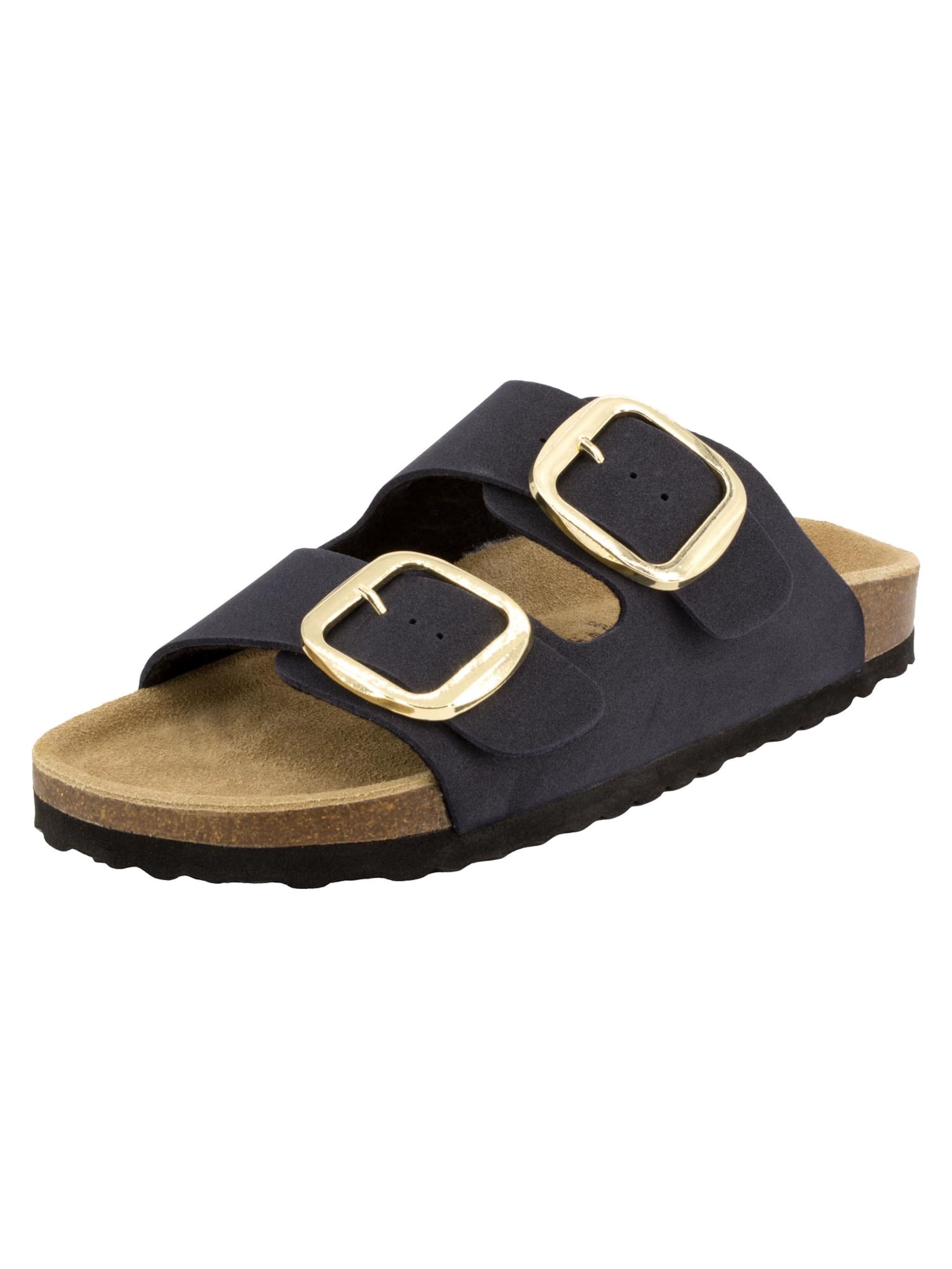 SUPERSOFT by Indigo Pantolette 'Classic' in Blau