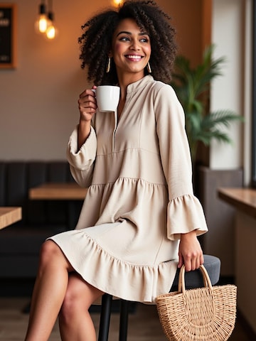 Figl - Vestido de verano 'M1136' en beige