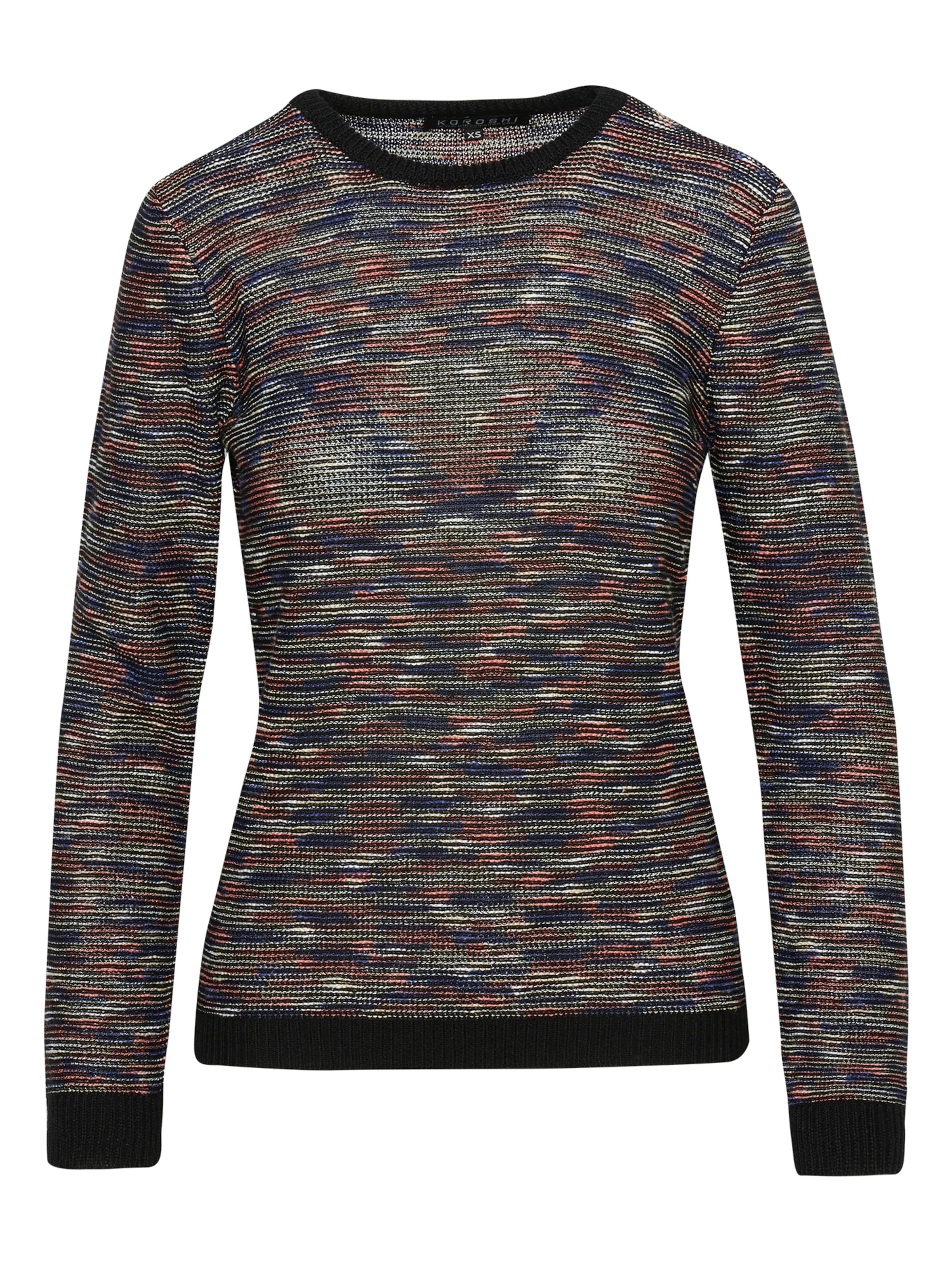 KOROSHI Sweater in Mixed colours / Black, Item view