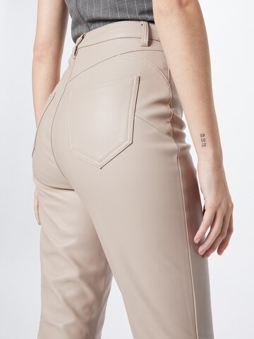 River Island Flared Pants in Beige