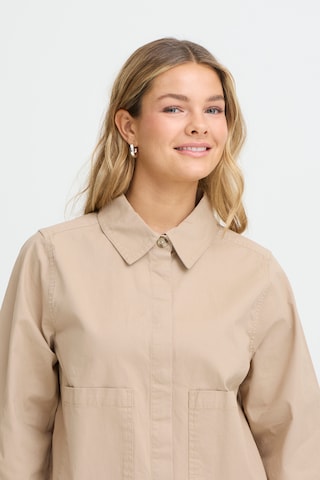 Fransa Blouse in Beige