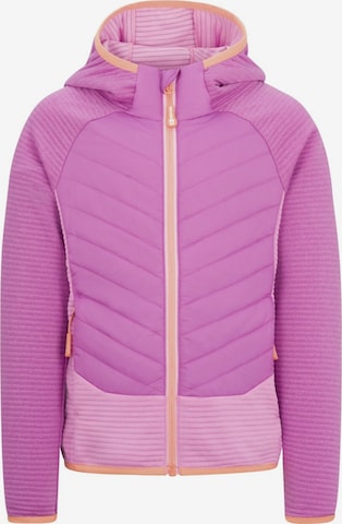 TROLLKIDS Fleece Jacket in Pink: front