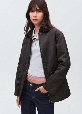 MANGO TEEN Parka in Schwarz: Vorderseite