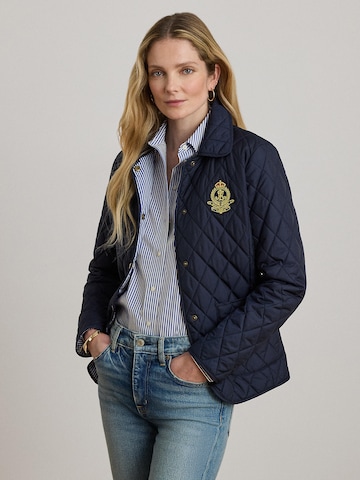 Lauren Ralph Lauren Prehodna jakna 'IRIDESCENT' | modra barva: sprednja stran