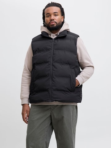 JACK & JONES - Chaleco en negro: frente