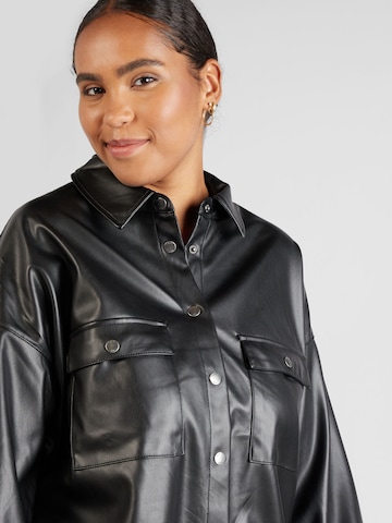 Noisy May Curve Prehodna jakna 'FLANNY' | črna barva