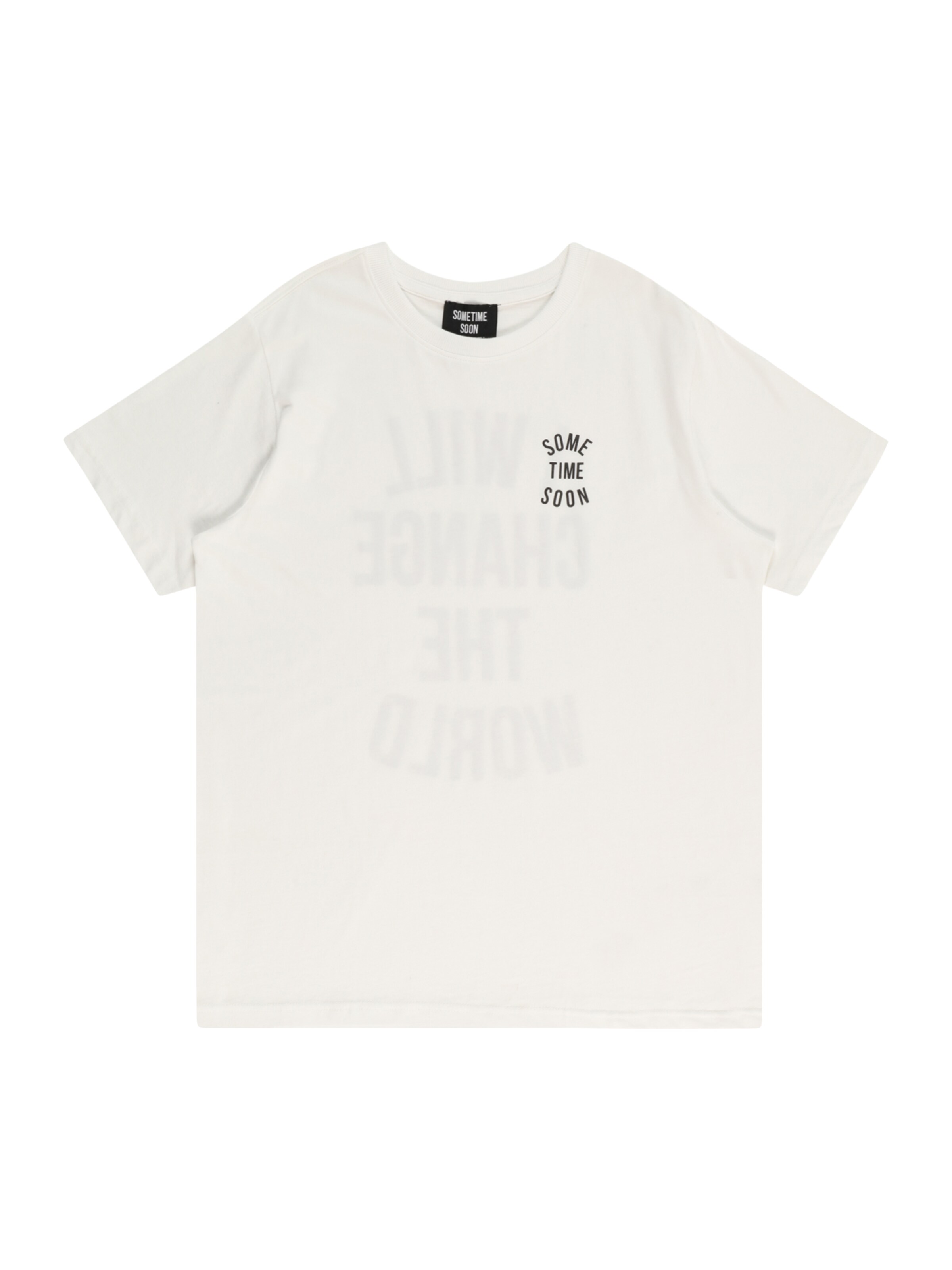 SOMETIME SOON Tričko 'REVOLUTION' – bílá: přední strana