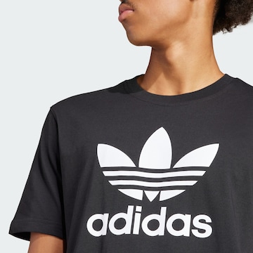 ADIDAS ORIGINALS Μπλουζάκι 'Adicolor Trefoil' σε μαύρο