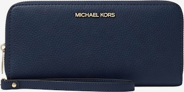 Portamonete di Michael Kors in blu: frontale