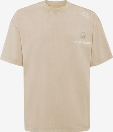 Plein Sport - Camisa em bege: frente