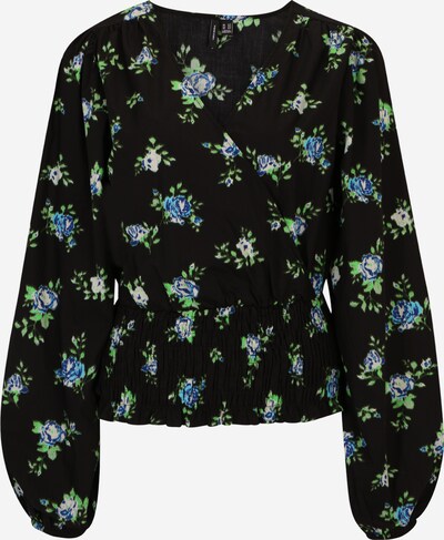 Vero Moda Tall Blouse 'BELLA' in Blue / Light blue / Light green / Black, Item view