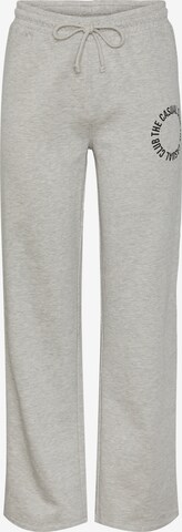 PIECES Loosefit Broek 'JYLLO' in Grijs: voorkant