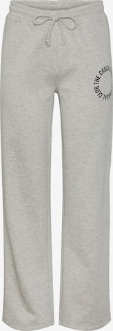 PIECES Loose fit Pants 'JYLLO' in Grey: front