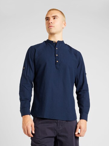 SELECTED HOMME Regular fit Button Up Shirt in Blue: front