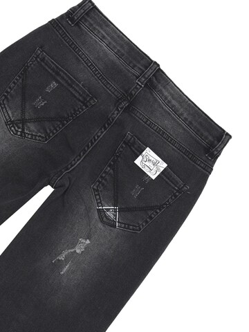 Roy Rogers Wide Leg Jeans 'STRAIGHT' in Schwarz