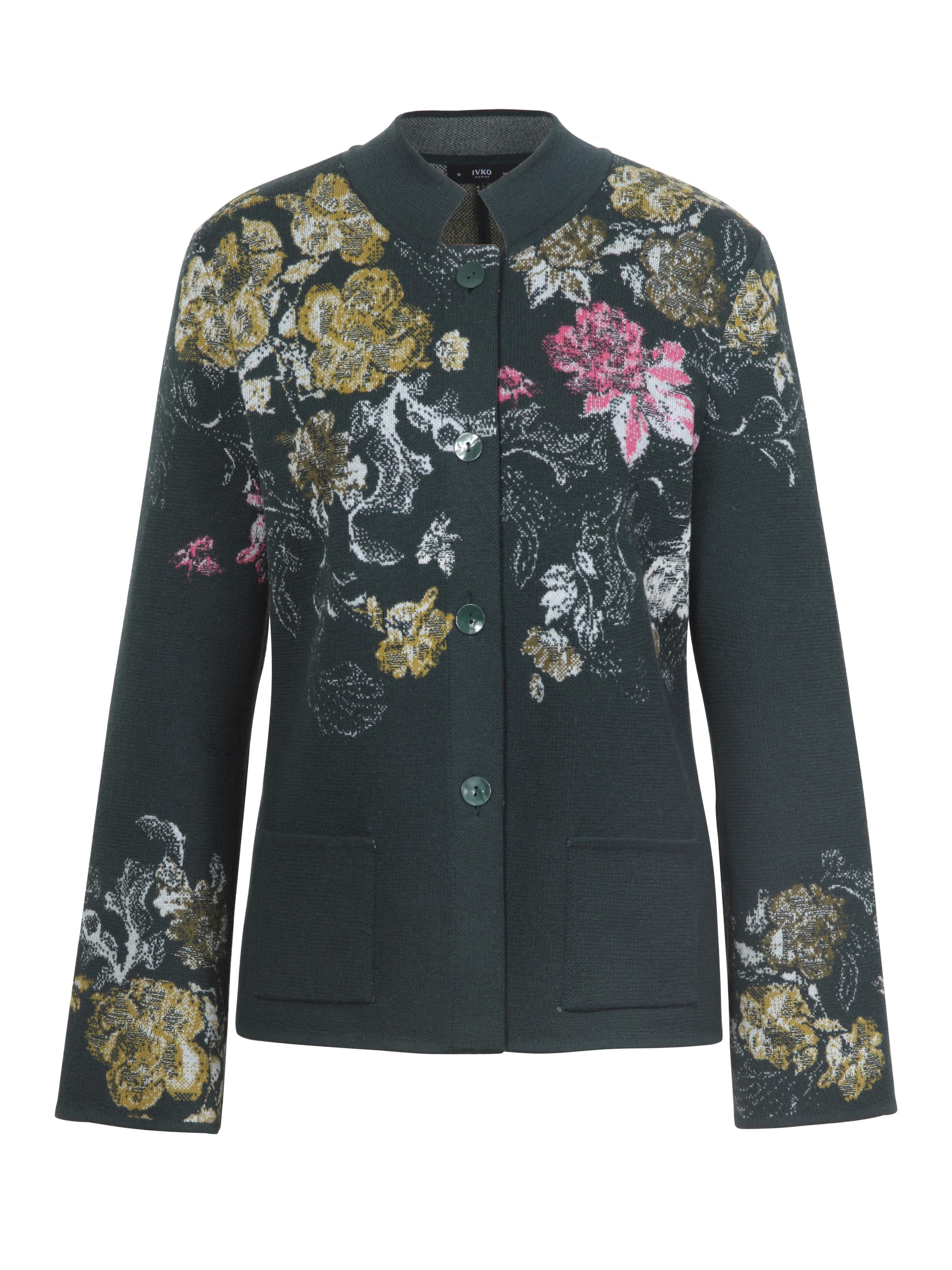 IVKO Strickjanker in Grün: Vorderseite