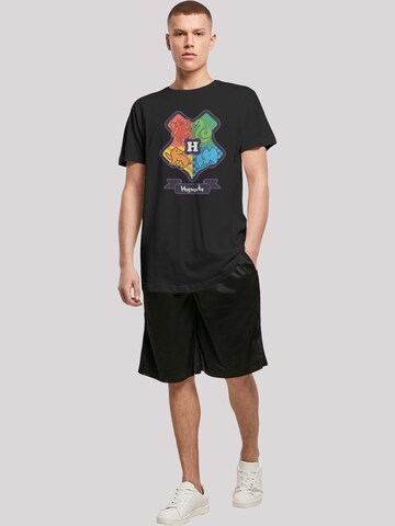 F4NT4STIC Shirt 'Harry Potter Hogwarts Junior' in Zwart
