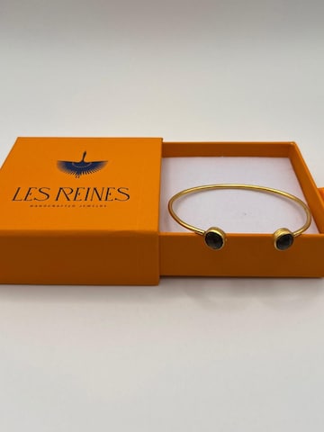 Les Reines Armband 'Topaz Eclipse' in Goud