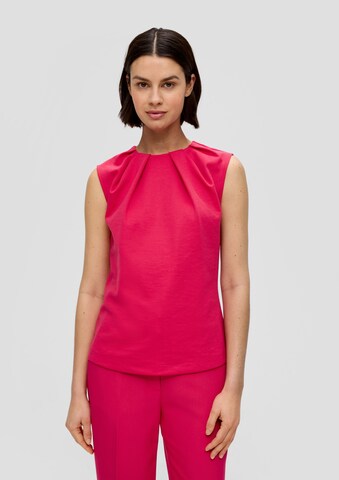 s.Oliver BLACK LABEL Blouse in Pink: front