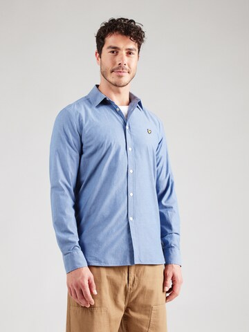 Lyle & Scott Regular Fit Hemd in Blau: Vorderseite