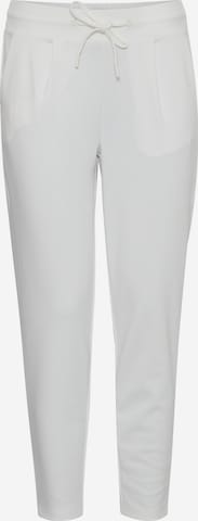 Pantalon à pince 'IHKate' ICHI en blanc : devant