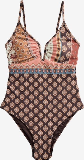 Maudymosi kostiumėlis iš Next, spalva – opalo / kaštoninė spalva / šokolado spalva / kapučino spalva, Prekių apžvalga