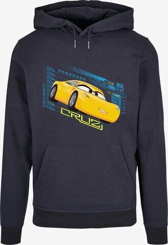 ABSOLUTE CULT Sweatshirt 'Cars - Cruz Ramirez ' in Blauw: voorkant