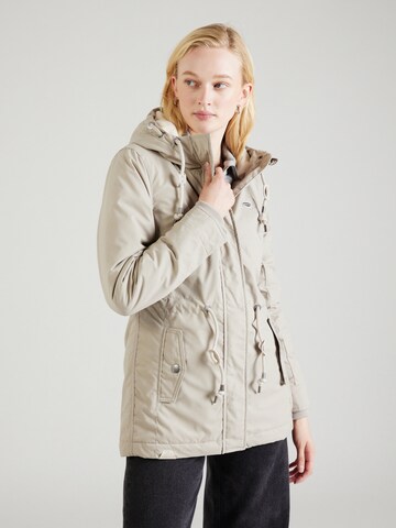 Parka mi-saison 'MONADIS' Ragwear en blanc : devant