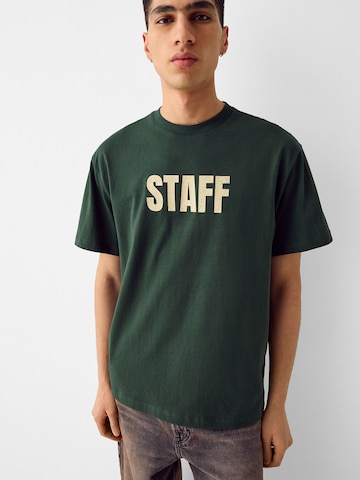 Bershka T-shirt i grön