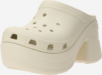 Clogs 'Siren' di Crocs in beige: frontale
