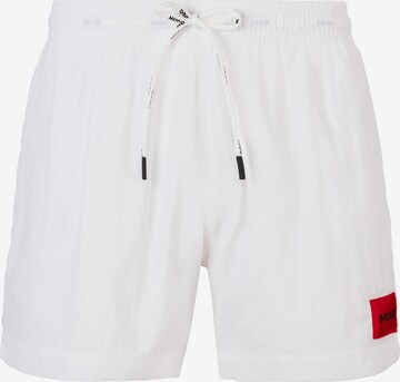 Shorts de bain 'Dominica' HUGO en blanc : devant