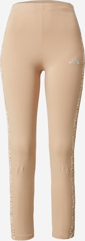 ADIDAS SPORTSWEAR Skinny Sporthose in Beige: Vorderseite