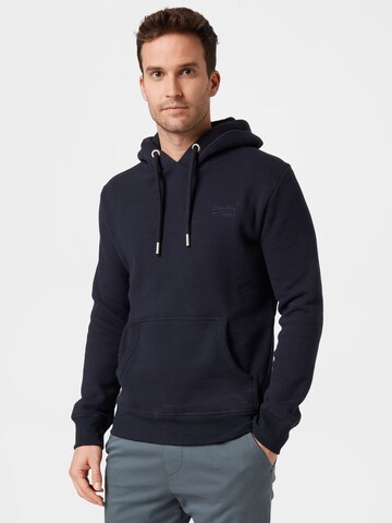 Superdry Sweatshirt in Blue: front