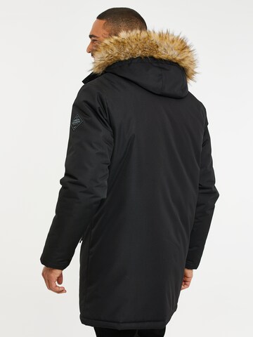 Threadbare Winter Jacket 'Clarkston' in Black