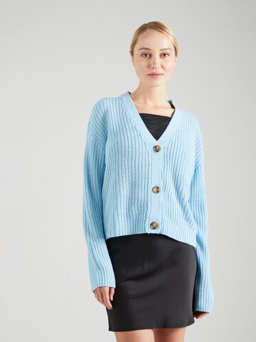 BRAVE SOUL Knit Cardigan in Blue: front