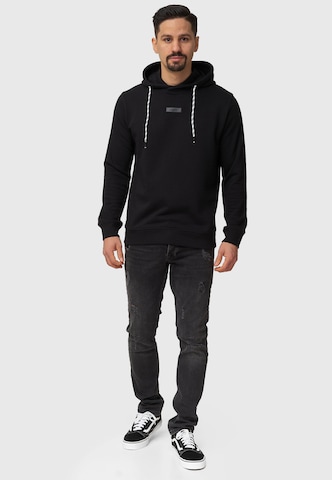 INDICODE JEANS Sweatshirt 'Bentley' in Schwarz