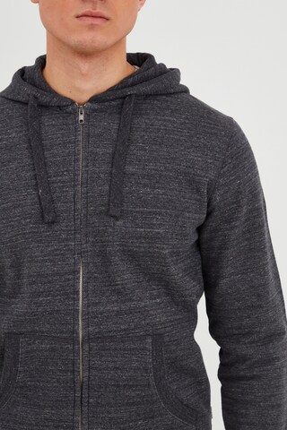 BLEND Kapuzensweatjacke 'VELNO' in Grau