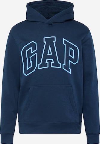 GAP Sweatshirt 'ARCH' in Blauw: voorkant