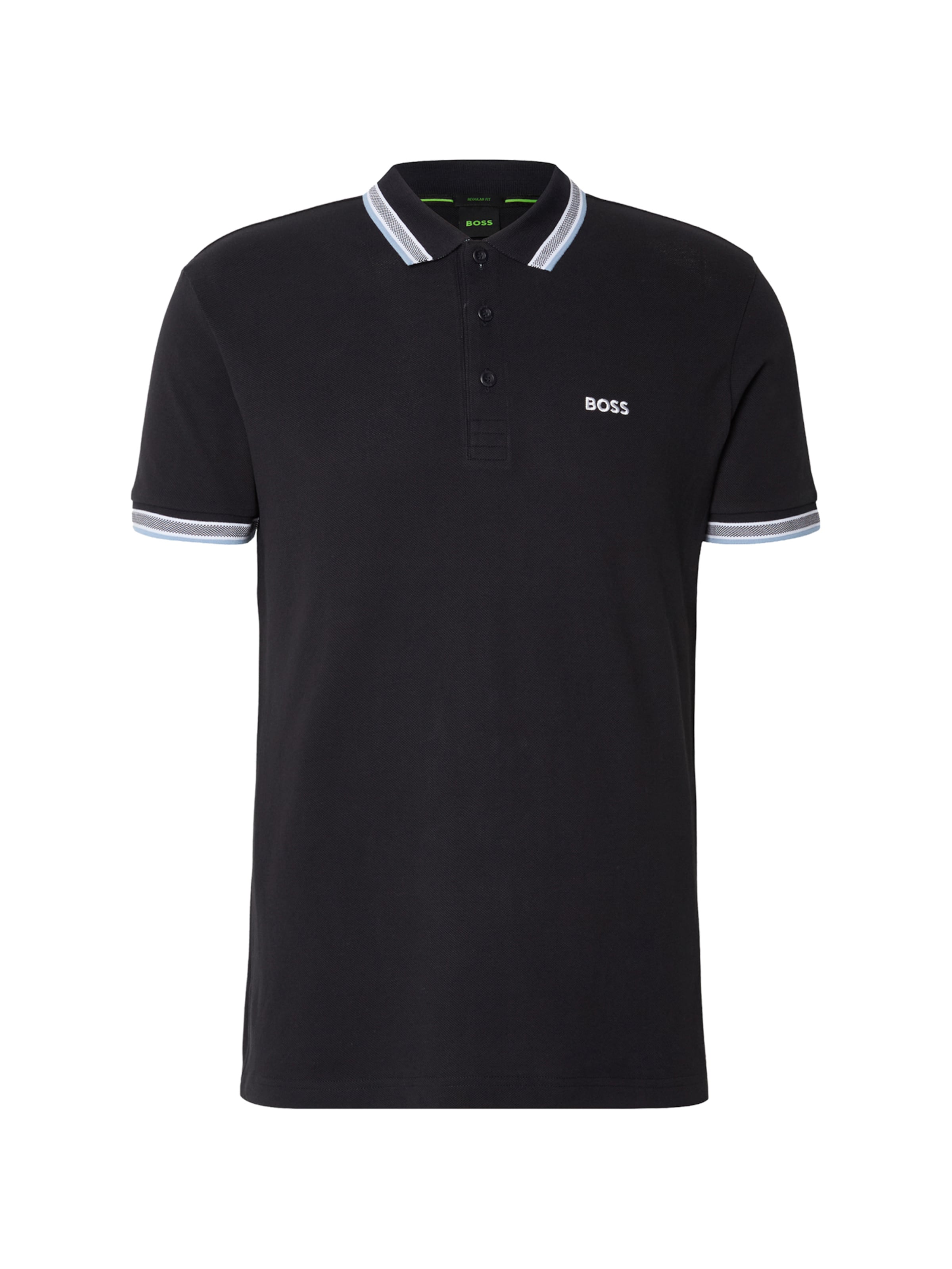 BOSS Koszulka 'Paddy' w kolorze niebieski: przód